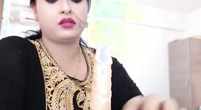 Indiase Bhabhi Gets ondeugend met een seks Machine 17 min 00 sec