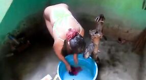 Desi bhabhi gets dirty with washing 0 min 30 sec