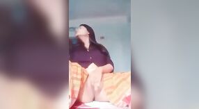 Cute and sexy teenage Asian girl with a hot pussy masturbates in desi video 1 min 00 sec