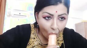 Bhabhi with Big Breasts Shows Off Her Movie Collection on Camera 9 min 30 sec