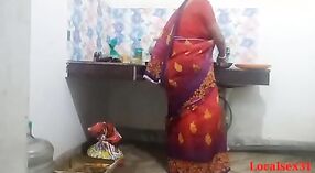 Indian Desi Bhabhi's kitchen romp in HD 0 min 0 sec