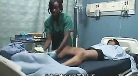 Big black Indian girl Desi gets pounded by a horny guy in a hospital setting 7 min 20 sec