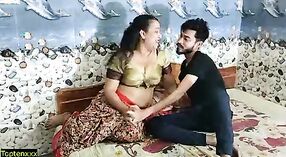 Indian bhabhi woman experiences her first amateur sex with a huge black mamba in this hot video 3 min 00 sec
