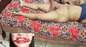 Indian wife indulges in a sensual massage before having sex 2 min 50 sec