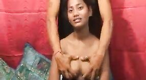 Intense threesome with a hot Indian woman and her lover in this steamy video 1 min 20 sec