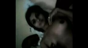 A webcam video of a beautiful Indian girl and her boyfriend having fun in a house 0 min 30 sec