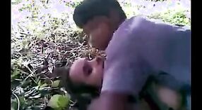 Teen Indian porn video features a wild threesome outdoors! 4 min 20 sec