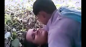Teen Indian porn video features a wild threesome outdoors! 5 min 20 sec