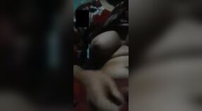 Topless girl from a village shows off her beautiful big breasts 3 min 10 sec