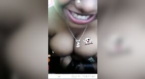 Busty Bengali beauty strips topless in a live-action scene challenge 2 min 30 sec