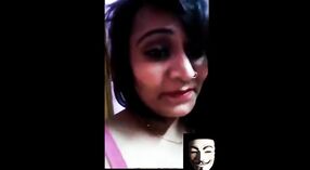 Desi bhabhi Sonja flaunts her assets during a video call 0 min 40 sec