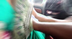 Blowjob Sister's First Public Experience with a Worker in the Car 3 min 20 sec
