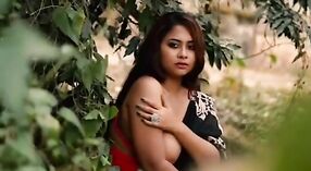 Busty Desi wife shows off her big natural boobs in a steamy outdoor video 2 min 30 sec