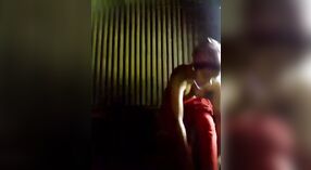 Bangla beauty with big boobs puts on Desi sari slowly in nude video 4 min 50 sec