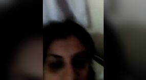 Desi wife gets horny and pleasures herself with her fingers on webcam 3 min 50 sec