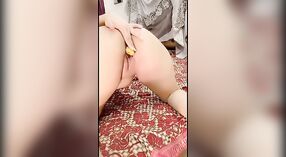Desi slut enjoys double penetration with vegetables in solo video 3 min 20 sec