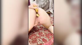 Desi slut enjoys double penetration with vegetables in solo video 5 min 00 sec