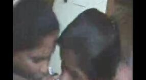 A Tamil call girl serves two clients simultaneously via MMS 1 min 00 sec