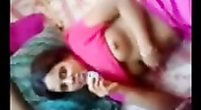 North Indian girl lets boyfriend fondle her attractive breasts 3 min 30 sec