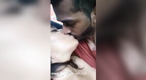 Delhi lassie engages in passionate lovemaking with her beau in a vehicle 0 min 50 sec