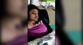 Sri Lankan girl with big breasts exposes herself 1 min 50 sec