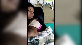 Sri Lankan girl with big breasts exposes herself 2 min 20 sec