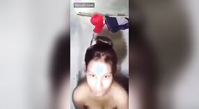 Shy Indian housewife records video for lover with Bengali dialogue 2 min 10 sec