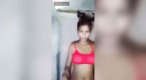 Shy Indian housewife records video for lover with Bengali dialogue 1 min 10 sec