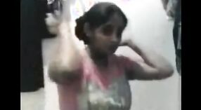 A stunning Tamil teen undresses for her boyfriend on camera 3 min 20 sec