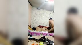 A charming Asian girl engaging in sexual activity on a bed with her boyfriend 0 min 40 sec