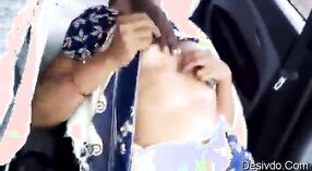 Indian aunt in traditional dress has breasts and vagina touched by a driver 0 min 0 sec