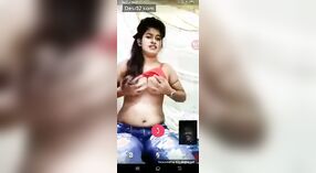 A Bengali beauty flaunts her assets during a video call conversation in Bangla 2 min 40 sec