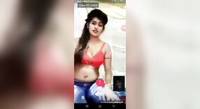 A Bengali beauty flaunts her assets during a video call conversation in Bangla 3 min 40 sec