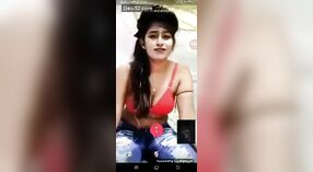 A Bengali beauty flaunts her assets during a video call conversation in Bangla 1 min 00 sec