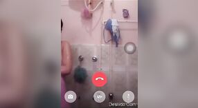 A charming Indian girls bath captured on video 0 min 30 sec