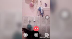 A charming Indian girls bath captured on video 1 min 00 sec