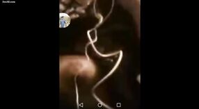 A stunning girl connects with her lover through video call 7 min 40 sec