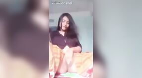 Aroused Indian girl stimulating her vagina 1 min 40 sec