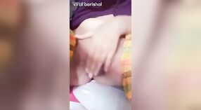 Aroused Indian girl stimulating her vagina 2 min 30 sec