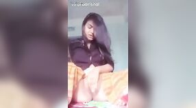 Aroused Indian girl stimulating her vagina 0 min 50 sec