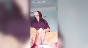 Aroused Indian girl stimulating her vagina 1 min 00 sec