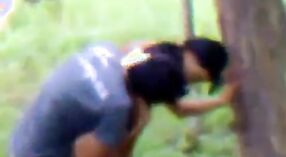 Steamy homemade video of Indian college lovers making love in the wild 3 min 20 sec