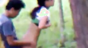 Steamy homemade video of Indian college lovers making love in the wild 6 min 20 sec