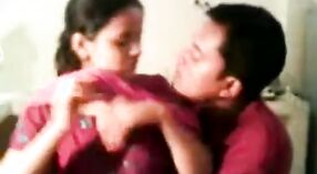 Passionate kissing in a college dorm room: A romantic Indian film 2 min 50 sec