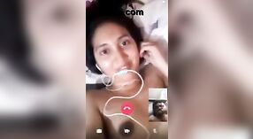 Prachtige Indiase Vrouw toont zichzelf op video chat 6 min 10 sec