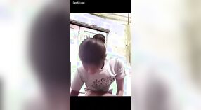 Young woman from a rural area exposing her breasts and genitals 2 min 00 sec