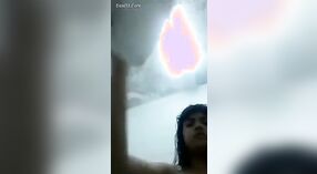 Charming Indian girl dressing up after showering 1 min 10 sec