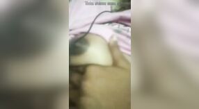 A lovely Indian girl exposing her breasts and vagina in a homemade video 1 min 30 sec