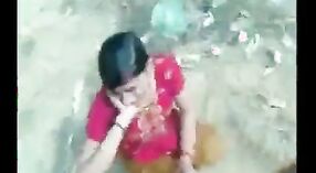 A young Punjabi village girl engages in outdoor sex with her lover, captured on an Indian porn website 1 min 00 sec