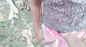 Desi wife sharing in open jungle with Sri Lankan beauty 0 min 40 sec